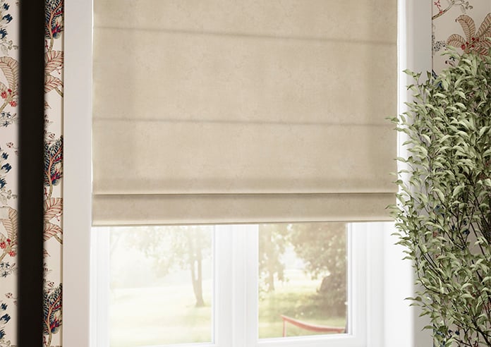 Faux Suede, Natural - Roman Blind - Image 5